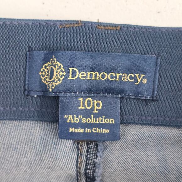 Democracy ab solution jeans blue 10P slim skinny womens denim 7070 - Picture 8 of 10